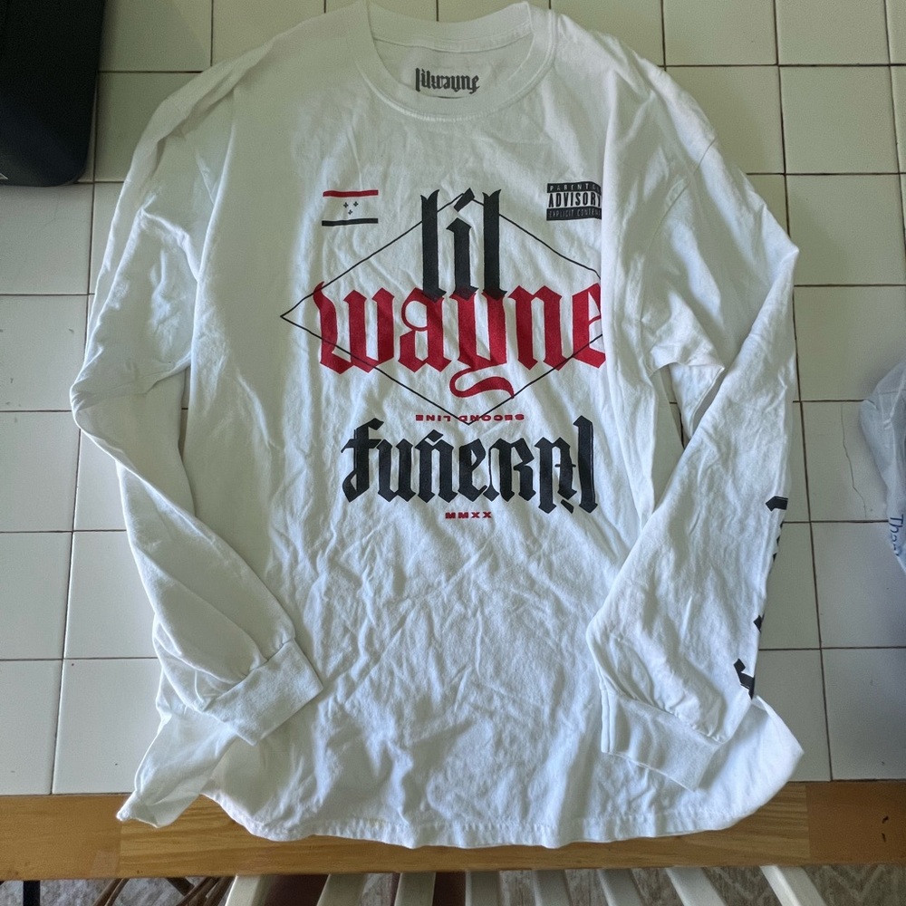 Lil Wayne Funeral Long Sleeve size XL
